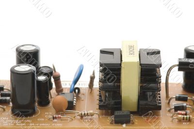 plate on white macro