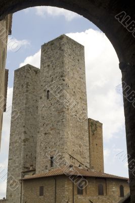 San Gimignano (Siena) - Three towers
