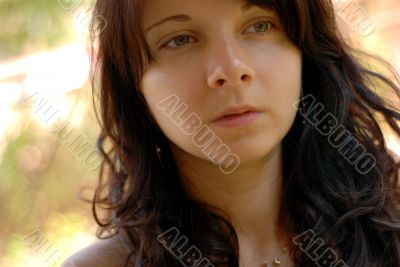 Portrait of a beautiful young woman