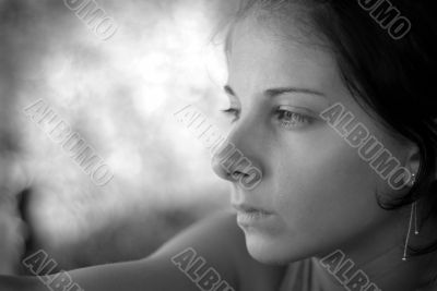 Profile Of A Beautiful Woman