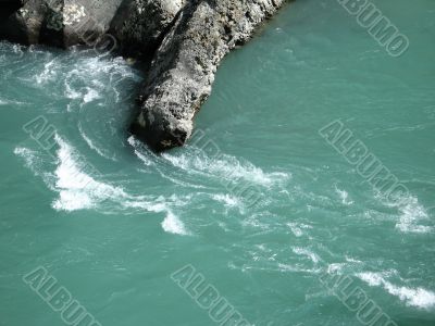 small green water river