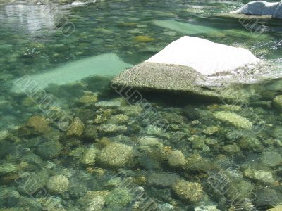 small green water river