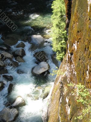 small green water river