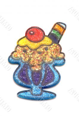 painting toy icecream