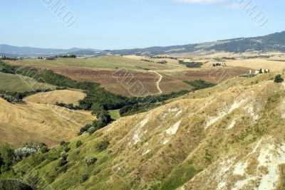 Landscape near Volterra (Tuscany)