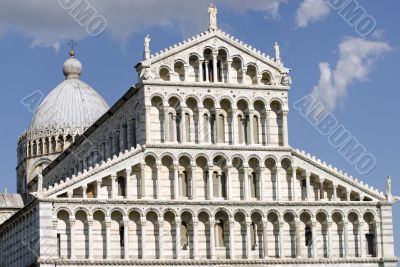 Pisa (Tuscany) - Facade of the Cathedral