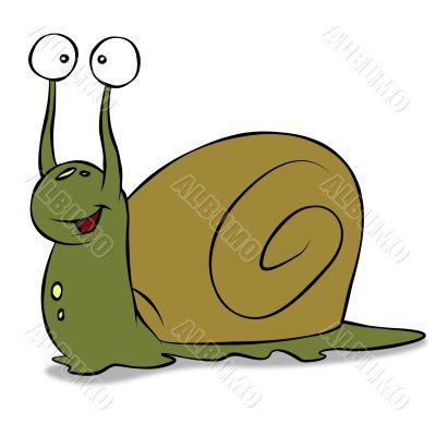 Cartoon Snail