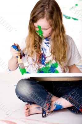 painting my canvas