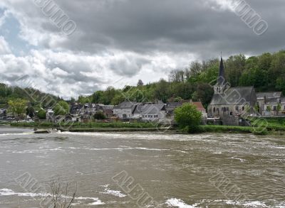 Small village on the Loire brink