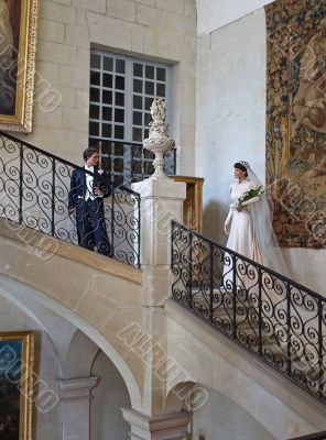 Wedding in a castle