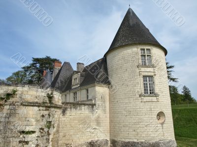 Old french castle in Normandie