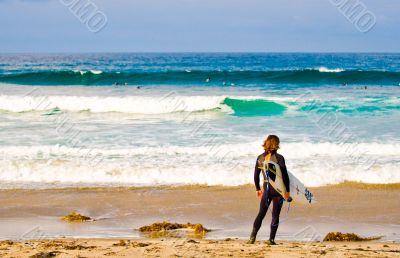 Surfer Contemplating