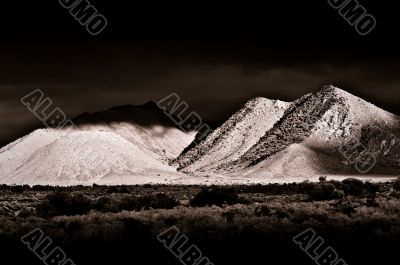 Desert Scene in Fall