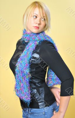Model with Scarf