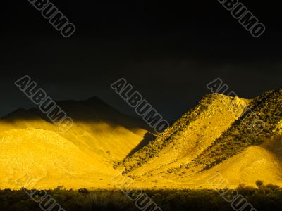 Desert Scene in Fall