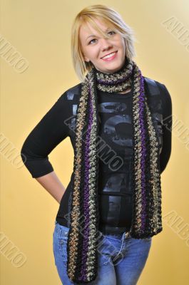 Model with Scarf