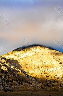 Desert Scene in Fall