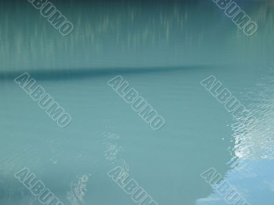 turquoise lake water