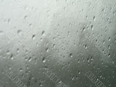 rain drops in a window