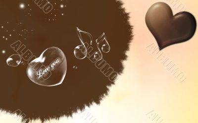 Brown heart