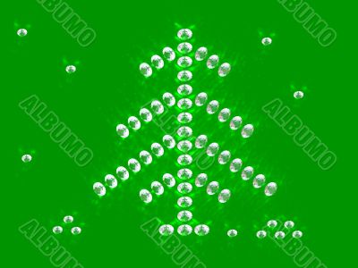 pine composed by diamonds