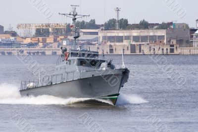 Russian military boat