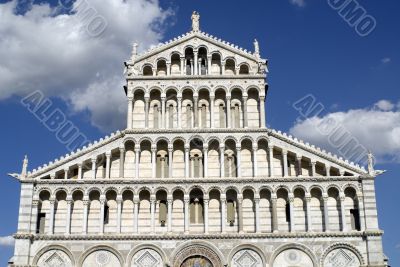 Pisa (Tuscany) - Facade of the Cathedral