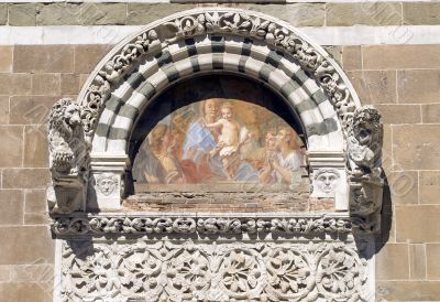 Lucca (Tuscany) - Detail of San Giusto church