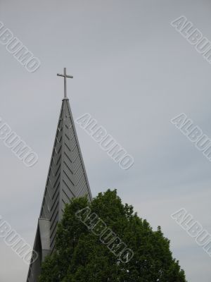 cross on a church