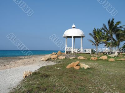 white gazebo