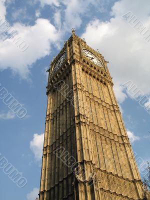 big ben, uk and blue sky