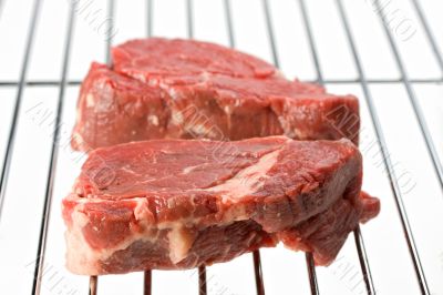 raw steak