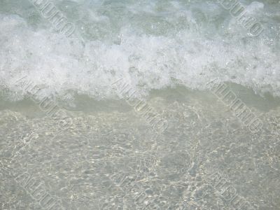 ocean wave on the beach