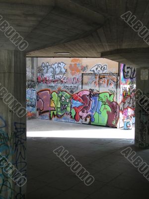 underground graffiti