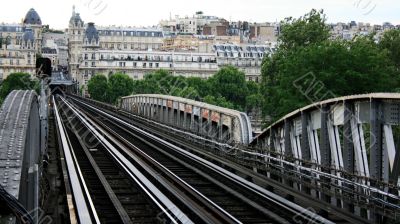 Paris. The underground railway