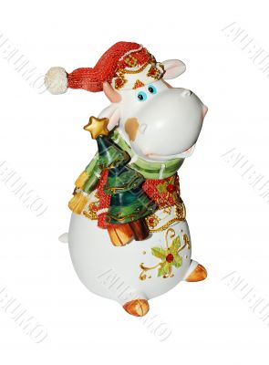 Christmas cow