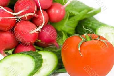 Red and green vegetable