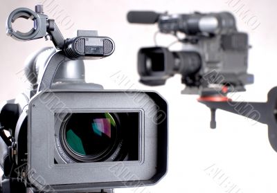 two camcorders