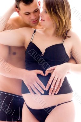 Lingerie heart