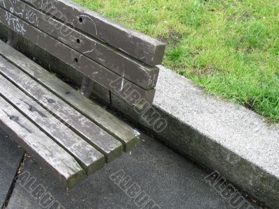 old park bench