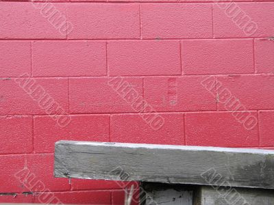 wooden bench