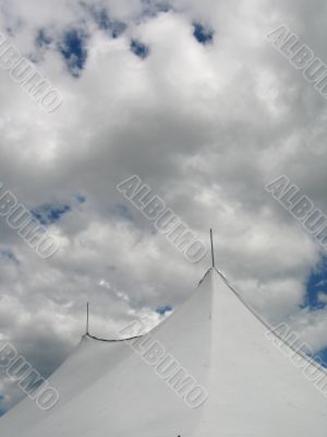 white tent