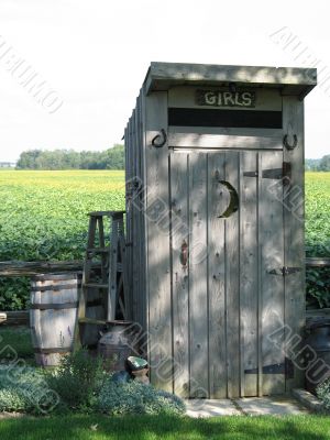 old outhouse