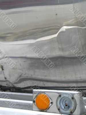 silver van close-up