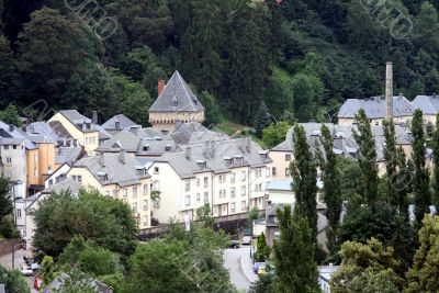 Luxembourg. A castle