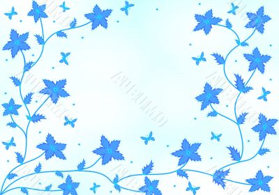 Blue flowers