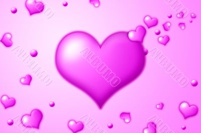 Pink heart