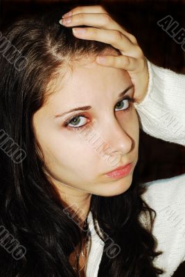 portrait of a beautiful girl
