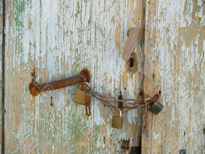 triple locked door