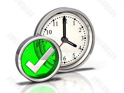 Clock Icon Checkmark